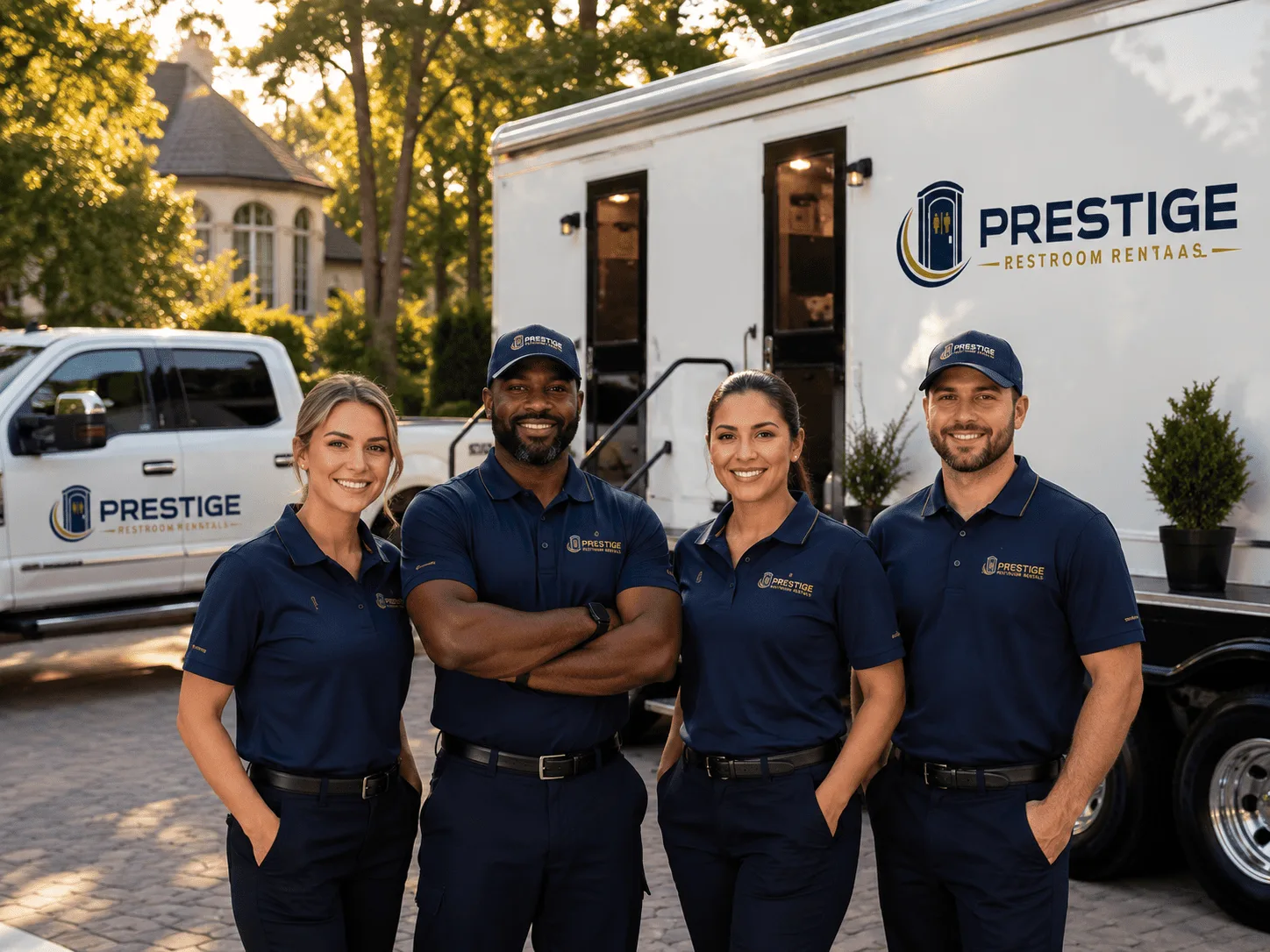 Trusted Luxury Portable Restrooms company in Moxahala, OH